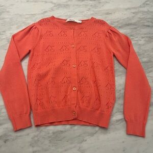Bonpoint Coral Kids Cardigan